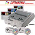 SNES / Super Nintendo Konsole + Mario Spiel, ORIGINAL Controller - Zustand: TOP