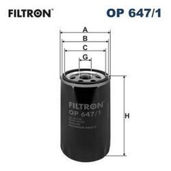 Ölfilter FILTRON OP 647/1