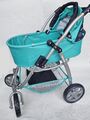  BAYER Chic 2000 Kombi 2 in 1 -Puppenwagen Buggy - GRÜN - wie neu