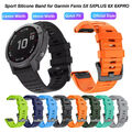 Für Garmin Fenix 5 5X Plus 6 6X Pro 7 7X Sapphire Quickfit Sport Silikon Armband