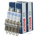 4x 0 242 229 656 Bosch Zündkerze entstört WR8DC OPEL CORSA B 