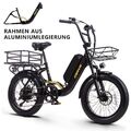 20 Zoll Elektrofahrrad 48V 15AH E-Bike 750W Herren/Damen E Mountainbike Fatbike