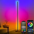 65 Zoll LED Stehleuchte RGB Farbwechsel Stehlampe Eckleuchte Fernbedienung & APP