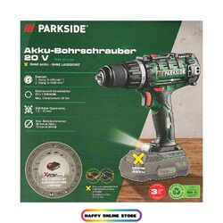 PARKSIDE® 20 V Akku Bohrschrauber ohne Akku und Ladegerät 2 Gang Neu Ovp