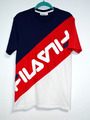 Fila T-Shirt Stacked Graphic Print Baumwolle Kurzarm Tee Shirt