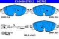 ATE Bremsbelagsatz Scheibenbremse 13.0460-2785.2 für VW SKODA AUDI SEAT GOLF ROC