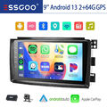 DAB+ 2+64G Für Smart Fortwo 451 2005-10 Android 13 Autoradio GPS Nav KAM CarPlay