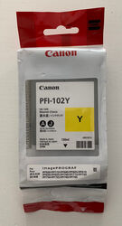 original canon pfi-102y ipf510 ipf600 ipf605 ipf610 ipf700 canon pfi 102 gelb