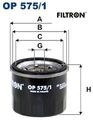 FILTRON OP575/1 Ölfilter Motorölfilter für Smart 