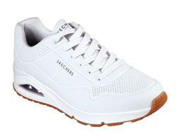 Skechers UNO-Stand On Air Herren Schuhe Sneaker Turnschuhe 52458 (Weiß-WHT)