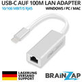 USB-C Typ-C RJ45 10/100 Mbps LAN Externe Ethernet Karte MacBook Air MacOS Win 10