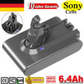 6,4Ah Für V6 akku DC58 DC59 DC62 DC61 DC74 SV03 SV09, Sony Cell  