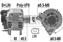 Lichtmaschine Generator Lima ERA 209191A für CC 3C5 3C2 358 VW PASSAT B6 B7 362