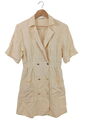 SANDRO PARIS Wickelkleid Damen Gr. DE 38 creme Casual-Look