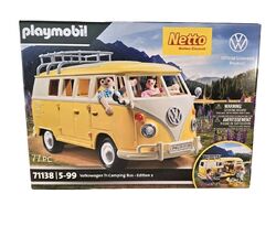 Playmobil Volkswagen T1 Camping Bus Edition 2 Netto Bulli 71138 VW Spielzeug