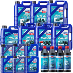 LIQUI MOLY Marine Motoröl Getriebeöl Gear Oil 2T DFI 4T ATF SINGLE GRADE 1-10L