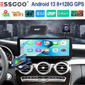 DAB Autoradio für MERCEDES-BENZ W204 S204 NTG4.5 Android 13 CarPlay 8+128GB +KAM