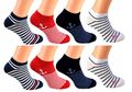 8 Paar Damen Sneaker Socken Marke Füsslinge Söckchen Gr. 35 36 37 38 39 40 41 42