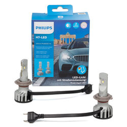 2x PHILIPS Ultinon Pro6000 H7 LED 11972X2 mit Straßenzulassung 12V +230% 5.800Kmit StVO Zulassung | Bis zu 300% helleres Licht