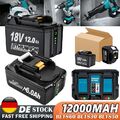 12.0Ah Für Makita 18V Battery 8.0A 6.0Ah LXT BL1860 BL1830 BL1850 / Dual Charger