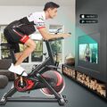 LCD Heimtrainer Ergometer Hometrainer Fahrrad mit 13 kg Schwungmasse bis 150 kg