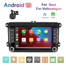 Android 12 Carplay Autoradio GPS NAVI 2+32G für VW GOLF 5 6 Passat Touran+Kamera