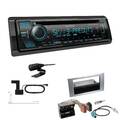 Kenwood CD-Receiver Autoradio DAB+ Bluetooth für Ford Fusion Facelift silber