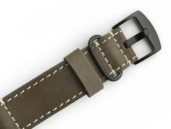 LEDER UHRENARMBAND WATCH STRAP NATO DURCHZUGSARMBAND CONAN PVD 18 20 22 24 MM de