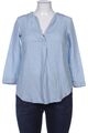 Massimo Dutti Bluse Damen Oberteil Hemd Hemdbluse Gr. EU 38 Hellblau #bh579zj