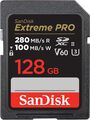 SanDisk Extreme PRO SDXC UHS-II Speicherkarte V60 128 GB (280 MB/s, 6K, 4K UHD)