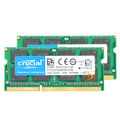 Crucial 2X 8 GB 2RX8 DDR3L 1600 MHz PC3L-12800S SODIMM Laptop Speicher RAM 16GB#