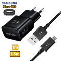 Samsung Schnell Ladegerät Micro USB Ladekabel für Galaxy S4 S5 Mini S6 S7 Edge