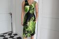 ST. EMILE Sommerkleid aus reiner Seide Gr. 42 mit Dschungel Print  NP 399€