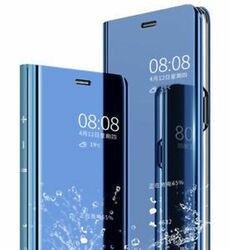 FÜR SAMSUNG GALAXY A35 5G - CLEAR VIEW Etui Case Etui Tasche Hülle Handy BLAU