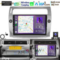 8Kern 4+64GB Android 13 Autoradio GPS NAVI Carplay DAB+ Für Citroen C4 2004-2009