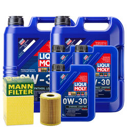 Motoröl 0W30 LIQUI MOLY Synthoil Longtime Plus 13L +MANN Ölfilter