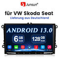 Android 13 Autoradio Carplay GPS Navi Für VW GOLF 5 6 Touran Polo Passat B6 128G