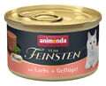 animonda Vom Feinsten Adult mit Lachs + Geflügel 12x 85g Katzenfutter Nassfutter