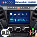 Android 13 DAB+ Navi BT KAM 9" Autoradio 4+64G Für Iveco Daily 2014-2021 Carplay