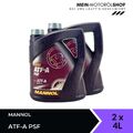 Mannol ATF-A PSF Automatik Getriebeöl Hydrauliköl Servoöl 2x4 Liter = 8 Liter