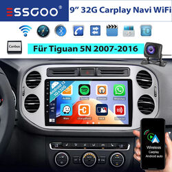 32GB Für VW Tiguan 5N 2007-2016 Golf Plus Autoradio Android 13 GPS Navi WIFI KAM