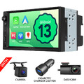 DVR+CAM+Android 13 2 DIN Autoradio 7" IPS Touchscreen Bluetooth Navi CarPlay RDS