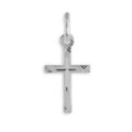 ECHT 925 Silber Anhänger Kreuz Halskette Kette Schmuck Damen Herren Kinder