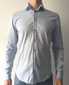 Patrizia Pepe Designer Freizeit Hemd hellblau Gr. 50 Slim Fit