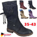 Winterschuhe Warm Schneestiefel Damen Schlupfstiefel Stiefeletten Schnür Boots