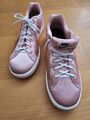 NIKE -- Sneaker -- Sportschuhe -- rosa/weiß -- Gr. 42 / UK 7,5--Satinartig--neu!