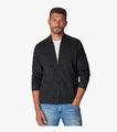 Casmoda Herren Strickjacke mit Stehkragen in Unifarben 100% Pima Baumwolle