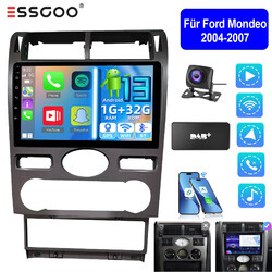 DAB+ Carplay Android 14 Auto Autoradio GPS RDS 1+32G Für Ford Mondeo 2004-07 KAM