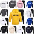 HerrenTrainingsanzug Set Hoodie Jacke Kapuzen Sweatshirt Jogginghose Sportanzug