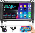 DAB+ Autoradio Für Mercedes-Benz A/B Klasse/Vito W169 W639 W245 Navi Android 13